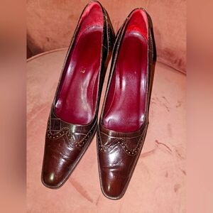 Ann Taylor Hollywood expresso calf sz 8m